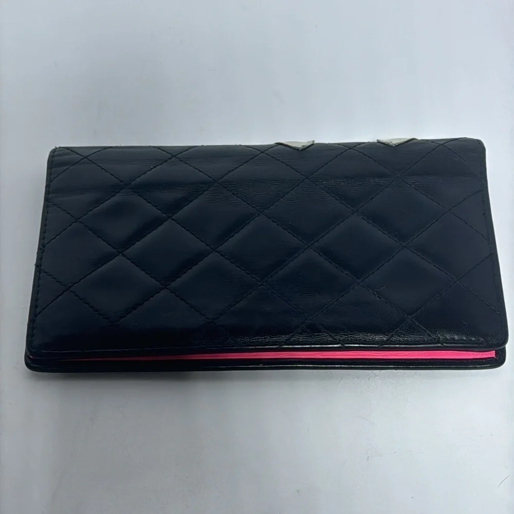 AUTHENTIC CHANEL CAMBONE BI FOLD WALLET